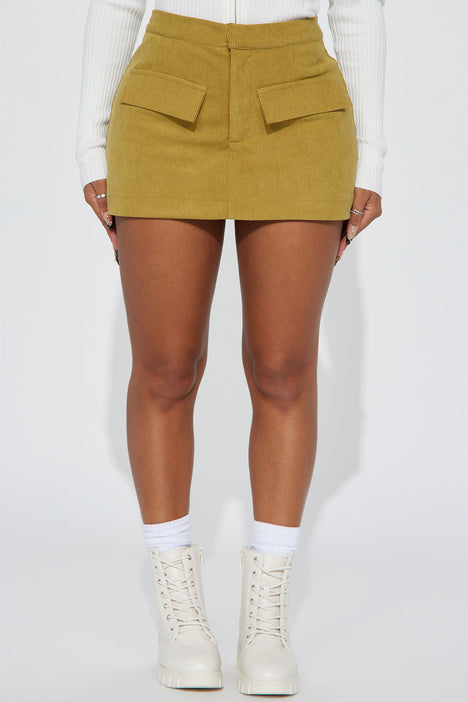 Corduroy skirt fashion on sale nova