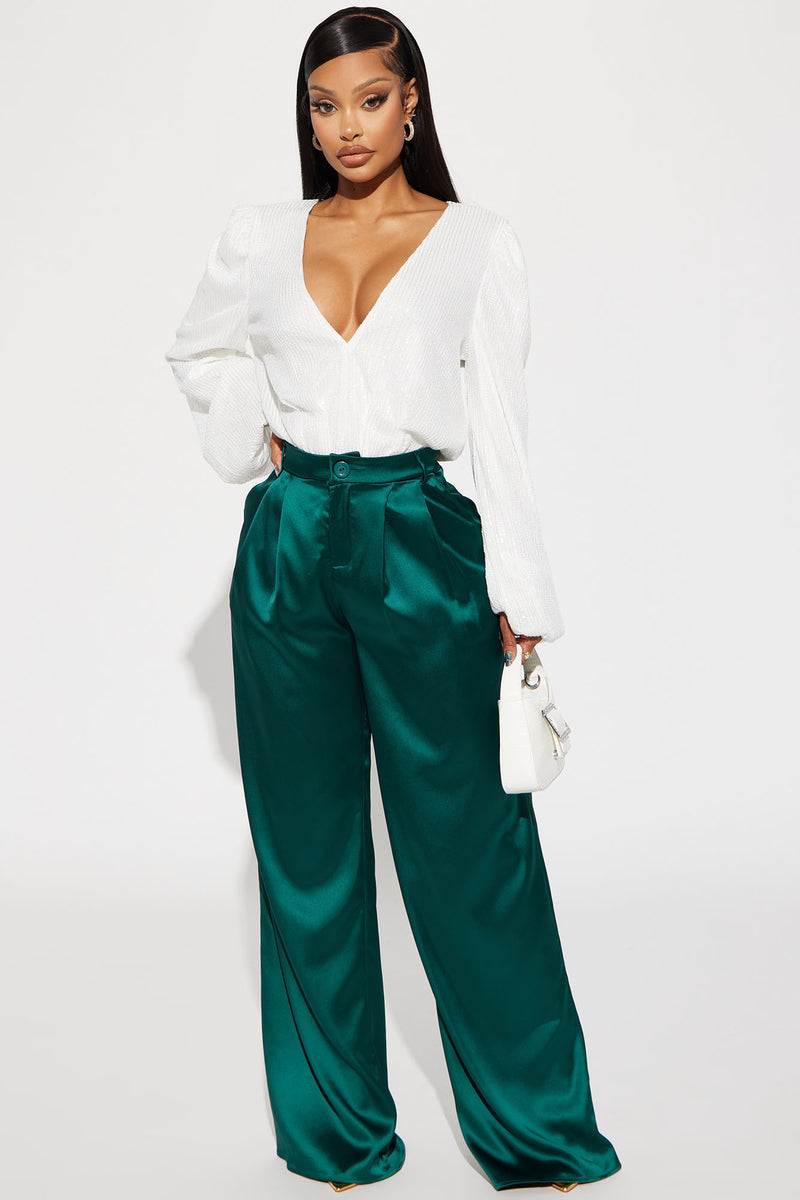All That Glitters Sequin Bodysuit - White | Fashion Nova, Bodysuits ...