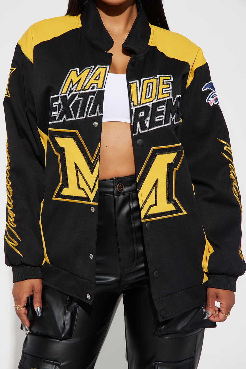 Made Extreme Racing Jacket - Yellow/combo | Fashion Nova, Jackets ...