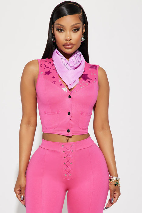 Western Star Girl 3 Piece Costume Set Pink Fashion Nova