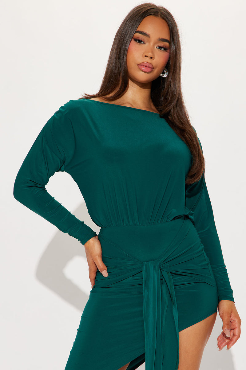 Karen Tied Up Midi Dress - Green | Fashion Nova, Dresses | Fashion Nova