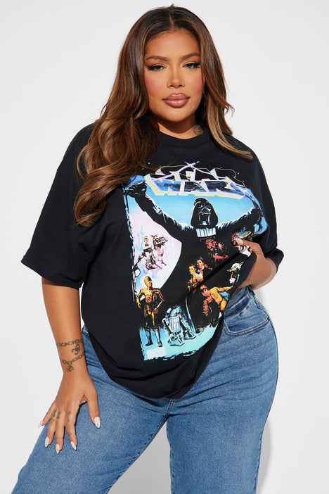 Star wars t shirt plus size discount