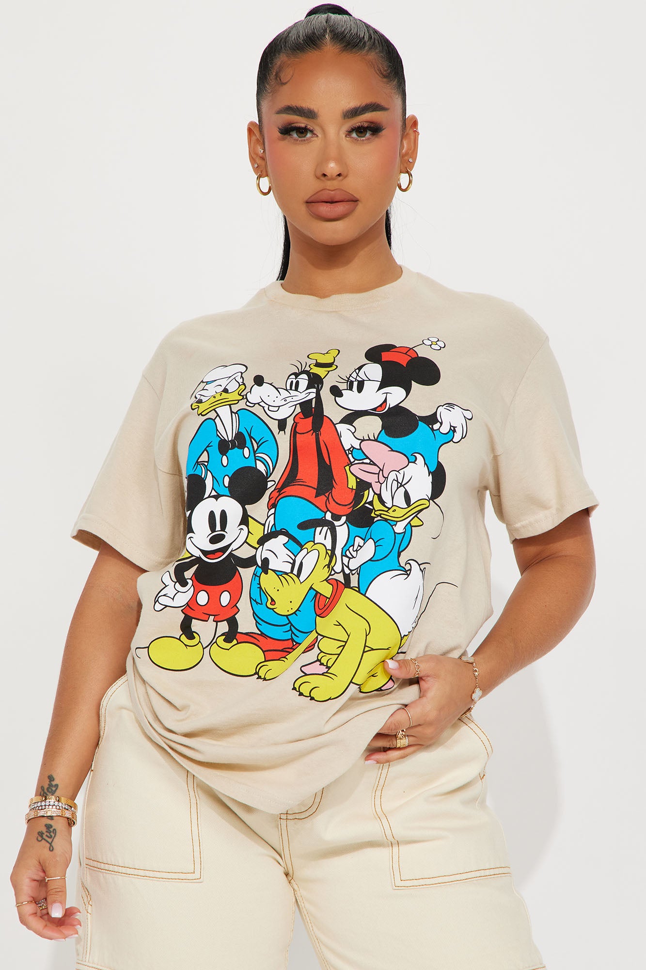 Disney Mickey Sensational Six Vintage Cotton Fabric