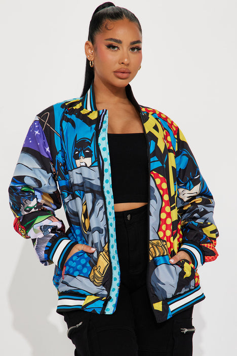 Multi coloured clearance bomber jacket womens