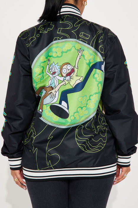 Rick and hotsell morty letterman jacket