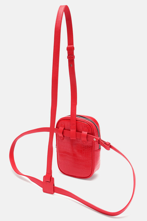Walk Through Waist Bag Red Fashion Nova Mens Accessories
