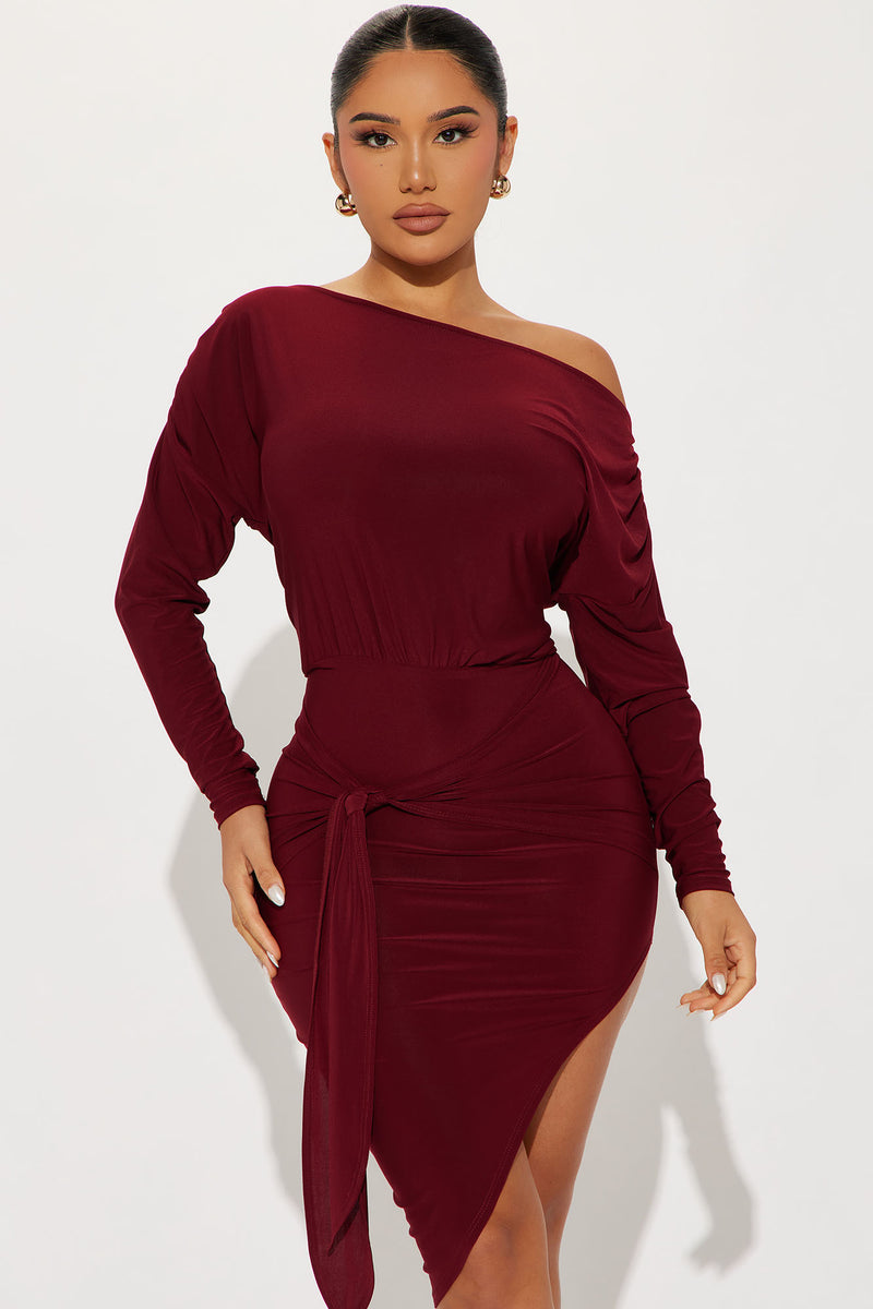 All Tied Up Midi Dress