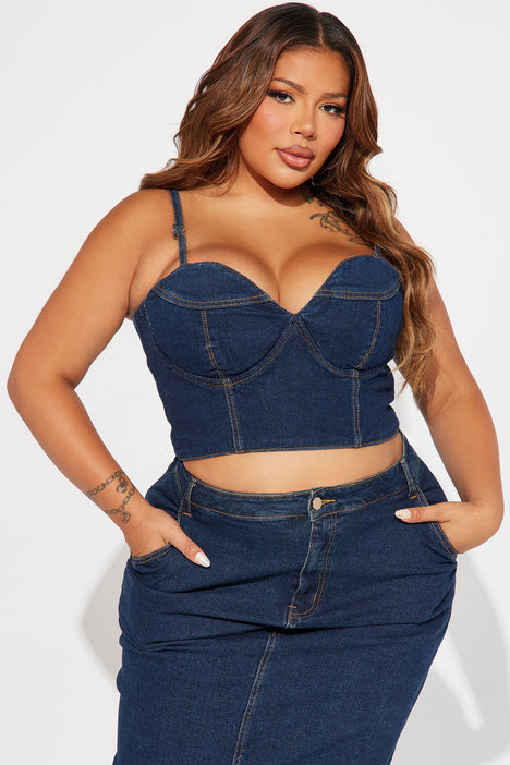 Fashion nova plus online size jean skirts