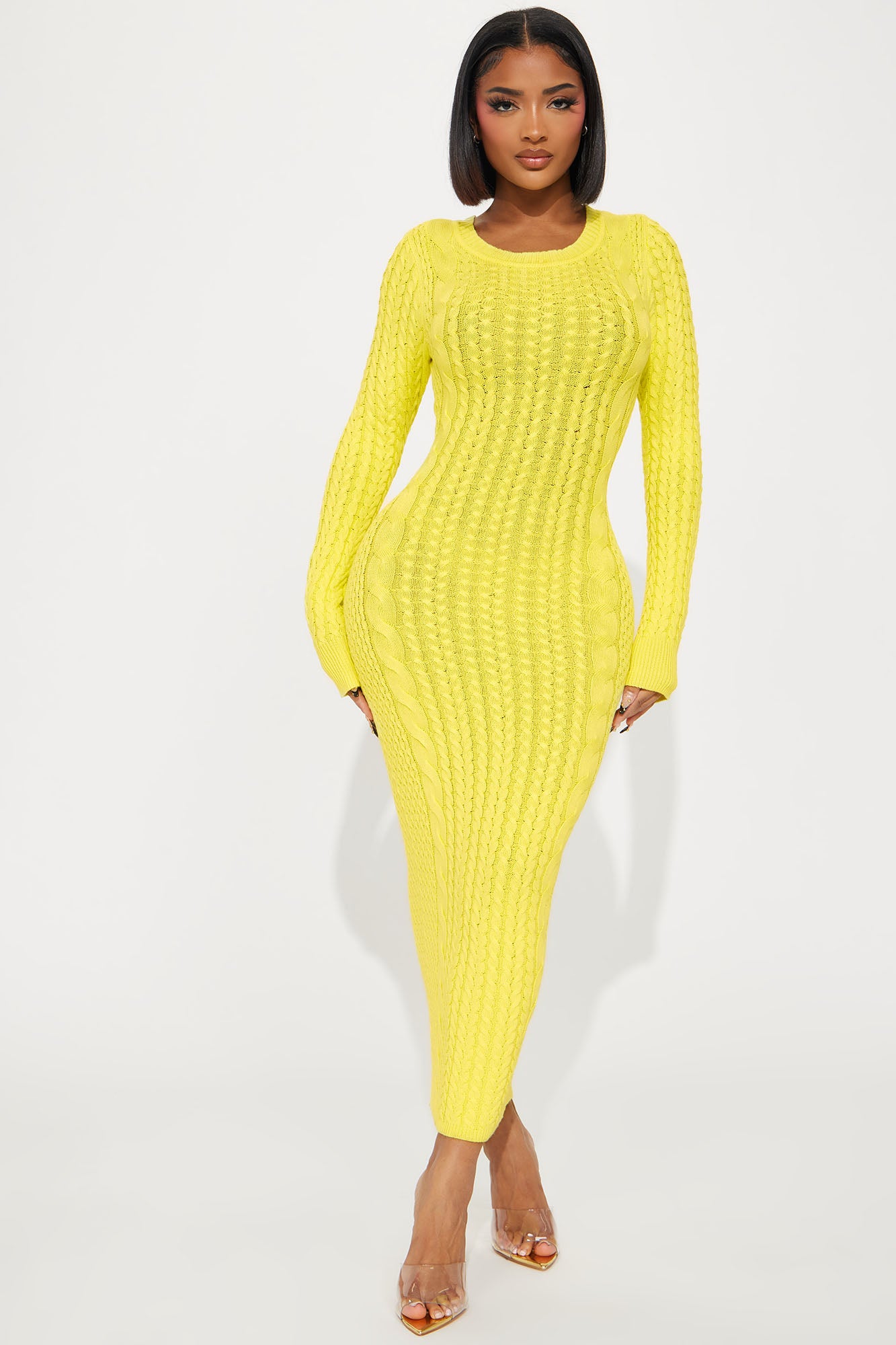 Yellow dress sweater shop