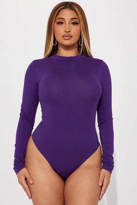 Dark purple 2024 bodysuit