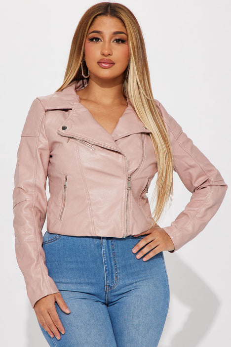 Lian Moto Jacket Blush Fashion Nova Jackets Coats Fashion