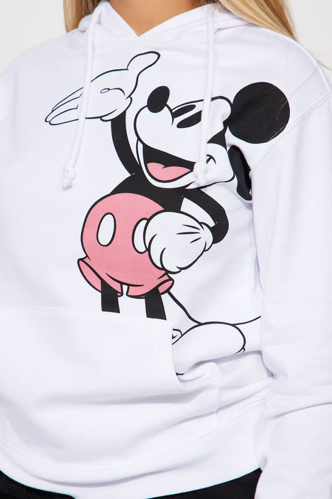 Mickey mouse 2025 hoodie white