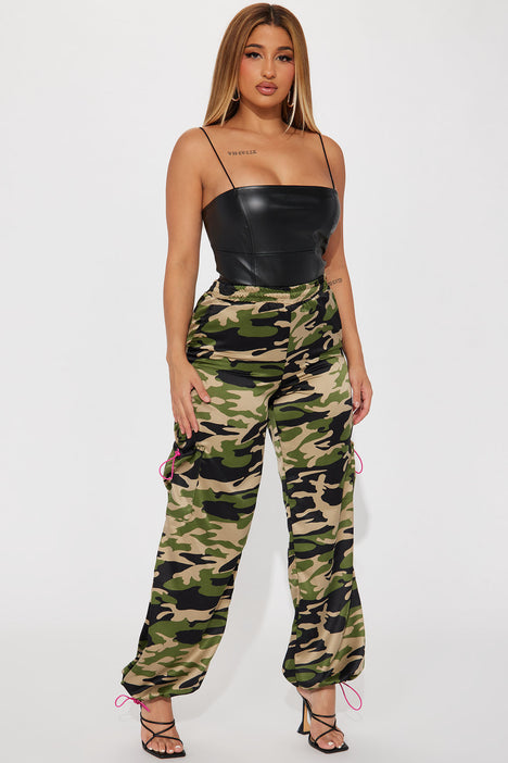 Power Trip Satin Camo Jogger Camouflage