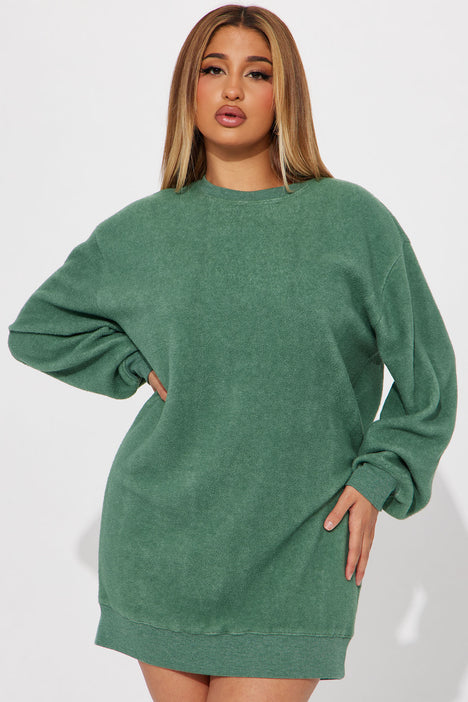 Sweatshirt dress hotsell fashion nova