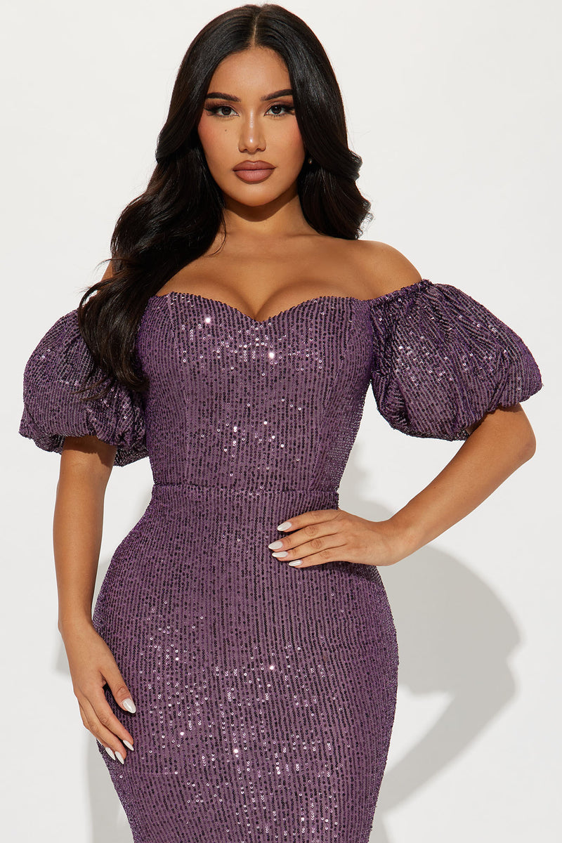 God's Gift Sequin Maxi Dress - Purple | Fashion Nova, Dresses | Fashion ...