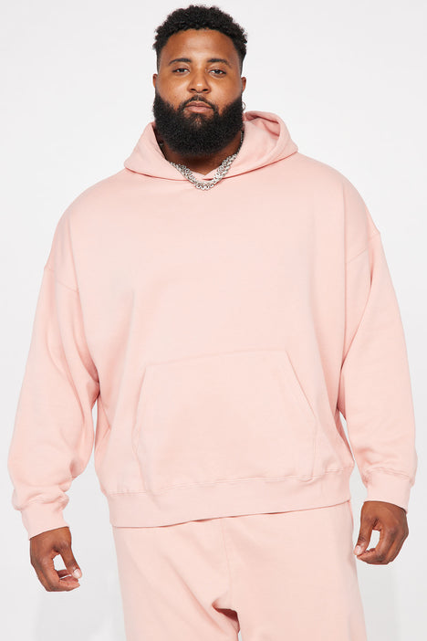 Pink oversized hoodie mens outlet