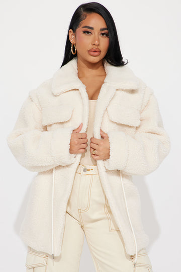 Teddy jacket hotsell fashion nova
