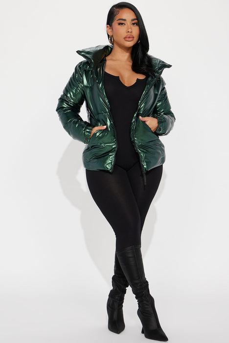 Fashion nova hot sale metallic jacket