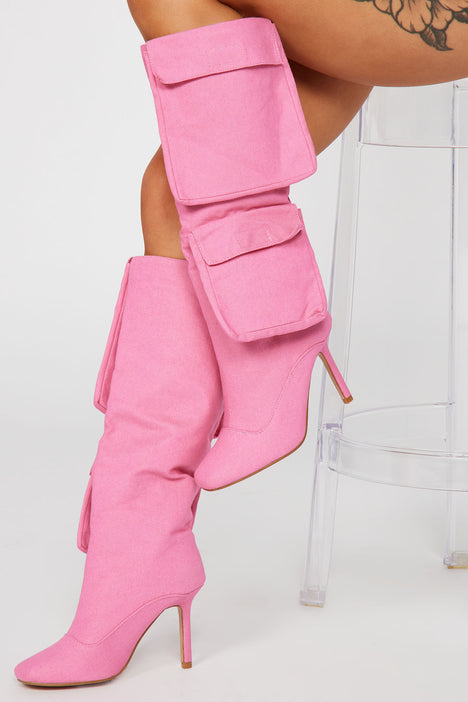 Fashion nova top thigh boots