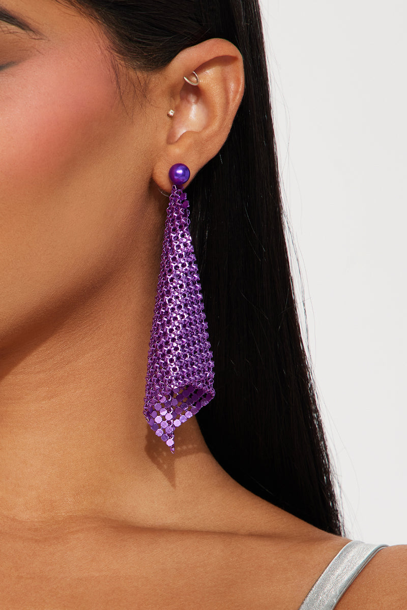Drop For Me Earrings - Purple | Fashion Nova, Jewelry | Fashion Nova