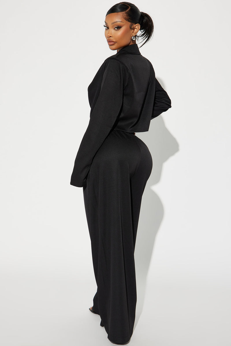 Straight To Business Blazer Set Black Fashion Nova, Matching Sets