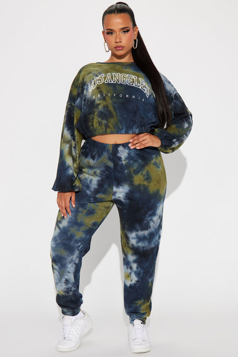 Tie dye jogger cheap set fashion nova