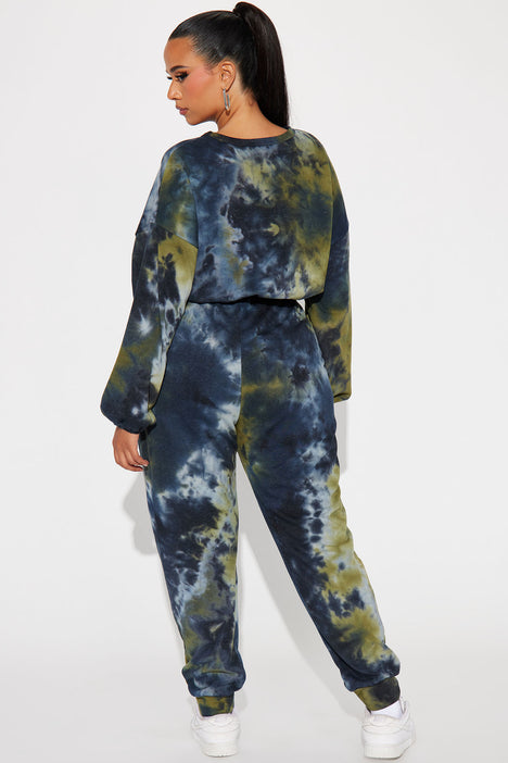 Tie dye jogger set fashion nova discount
