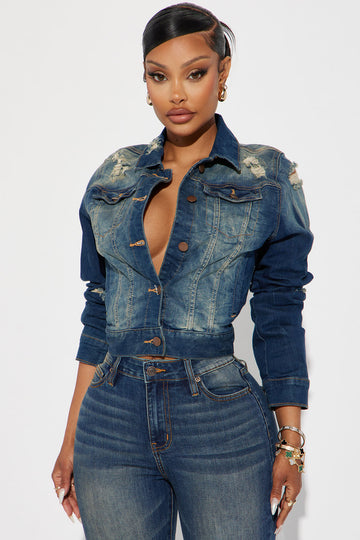Fashion nova clearance ripped jean jacket
