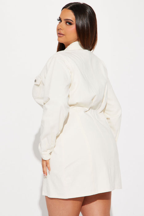 Fashion nova button up sales dress