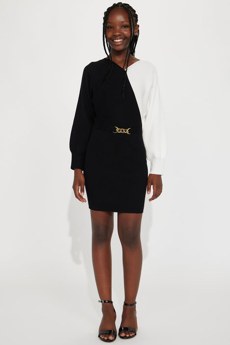 Black best sale dolman dress