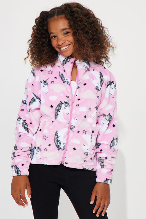 Pink unicorn jacket sale