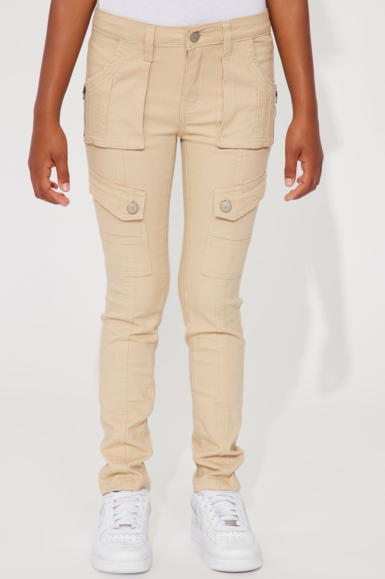 Khaki cargo discount pants womens skinny