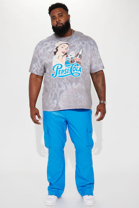 Pepsi Cola Bubbles Tie Dye Short Sleeve Tee Black Fashion Nova