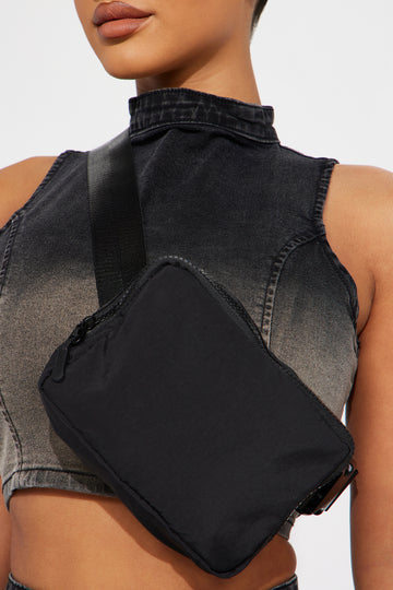 Next level harness fanny pack fashion nova top
