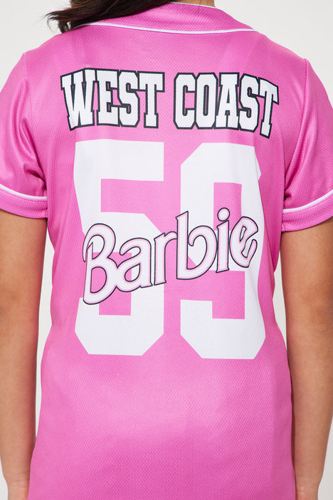 Mini Barbie Jersey Tee Hot Pink Fashion Nova Kids Tops T