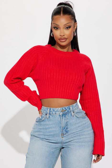 Fashion nova clearance red sweater