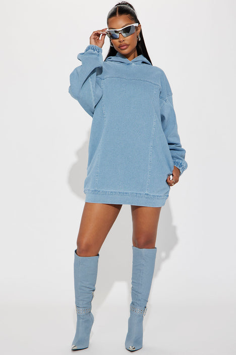 Sweatshirt mini sales dress