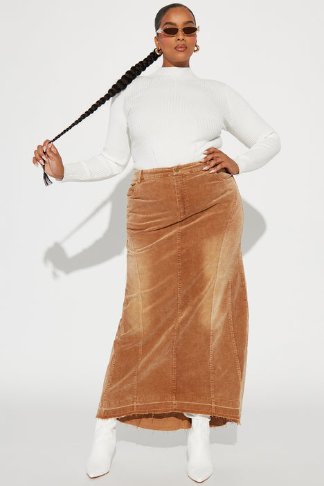 Corduroy skirt deals fashion nova