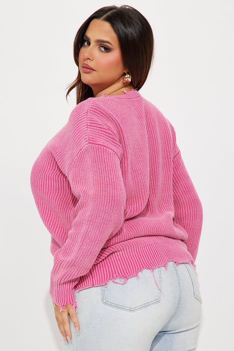 Fashion nova pink discount sweater