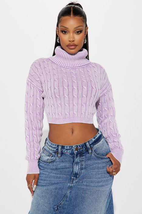Lavender sweater hot sale