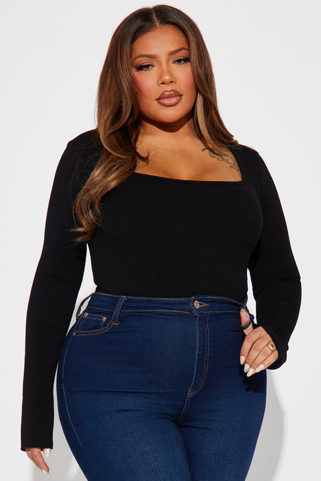 FlawlessFit Snatched Black Bodysuit Size Large (TikTok viral