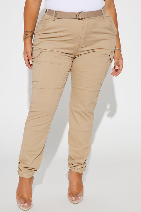 Cadet Khloe Oversized Cargo Pants Khaki