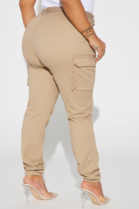 Cadet Khloe Oversized Cargo Pants Khaki