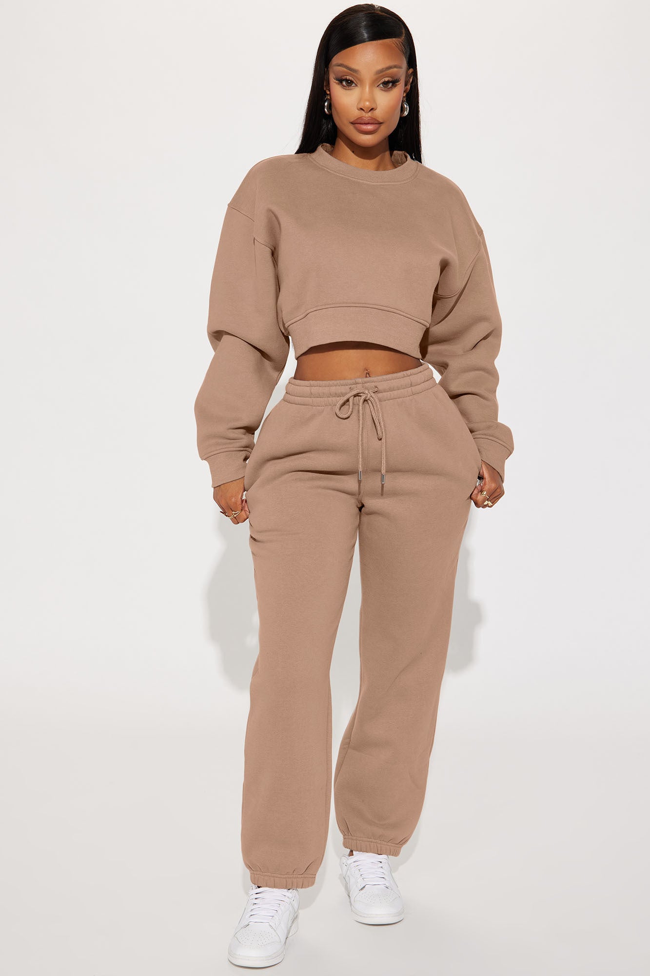 Mocha outlet jogger set