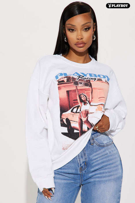 White playboy jumper sale