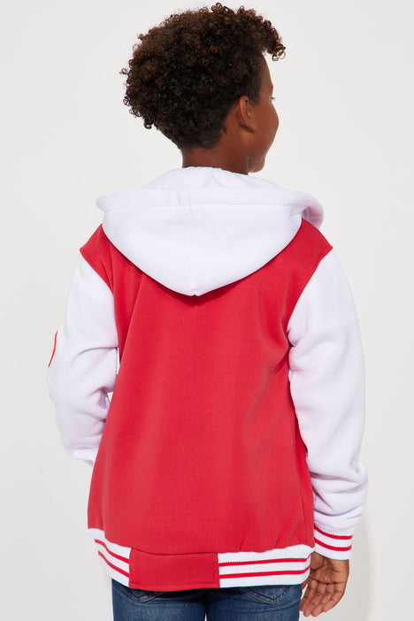 Mini Color Blast Varsity Jacket - Multi Color, Fashion Nova, Kids Jackets  & Coats