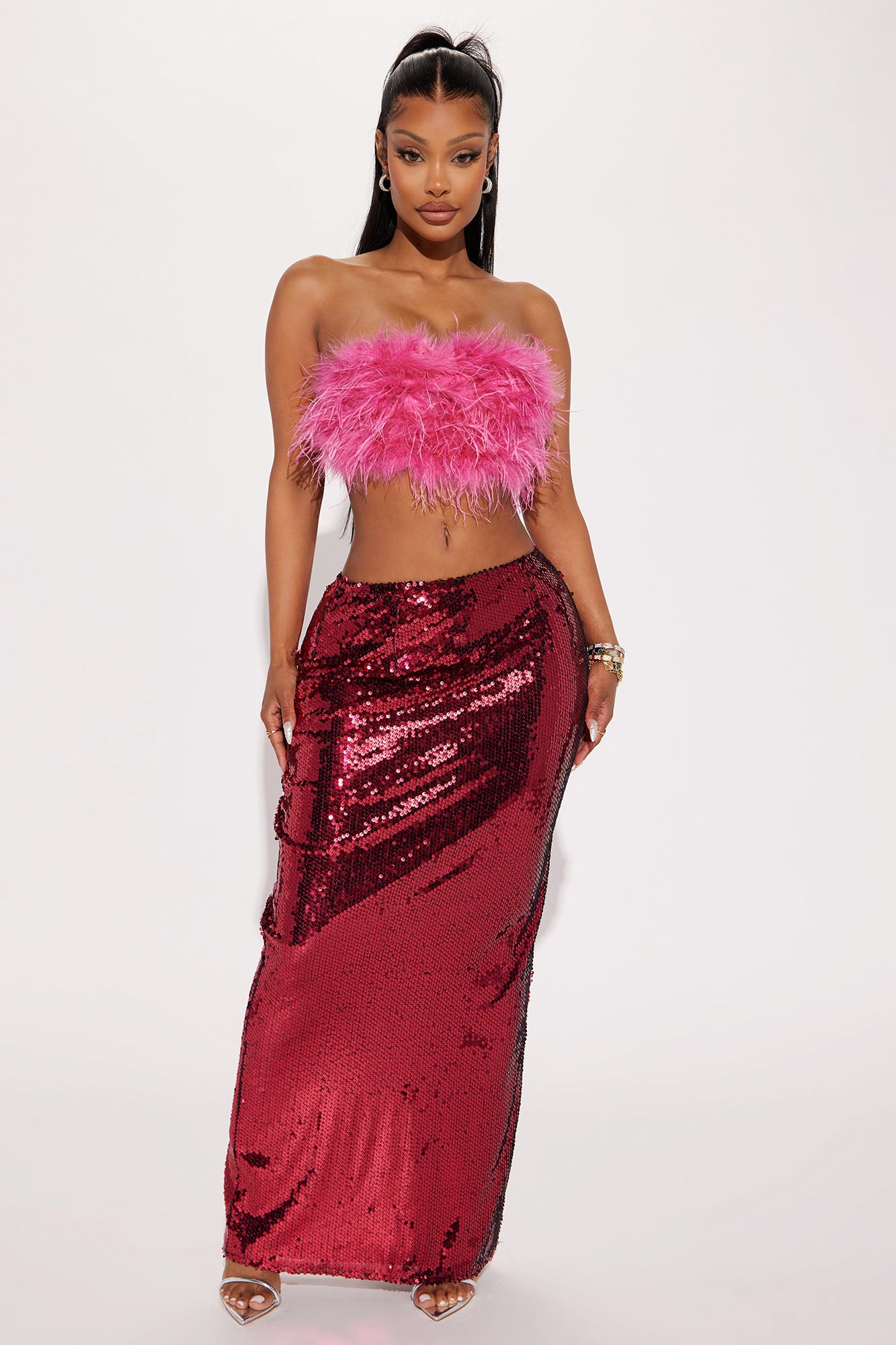 Star clearance sequin skirt