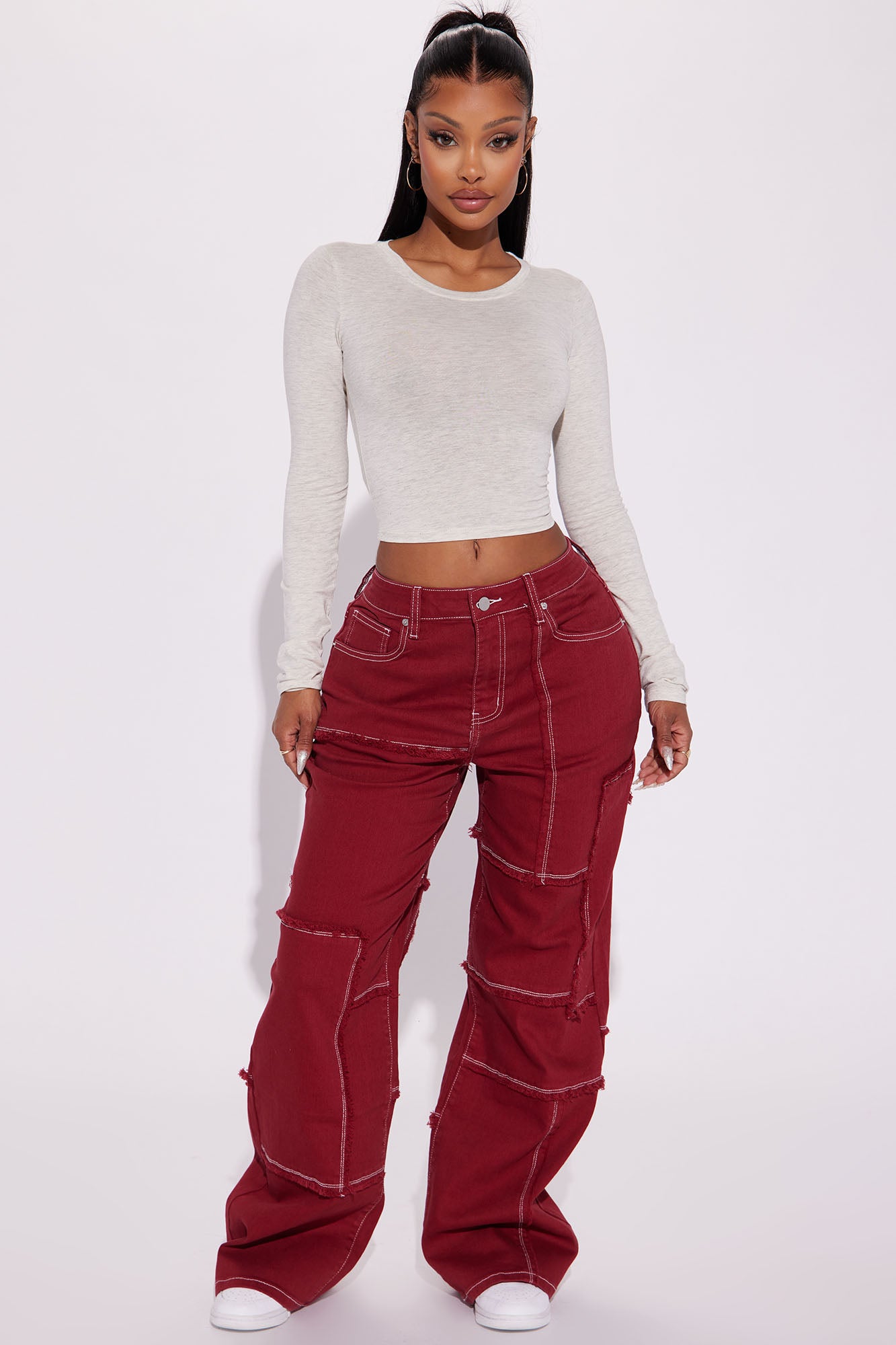 Red route sales cargo jeans