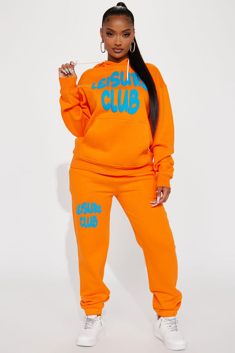 Leisure Day Jogger Set - Orange  Fashion Nova, Matching Sets