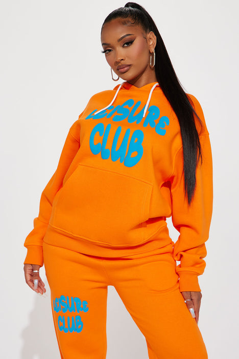 Leisure Day Jogger Set Orange Fashion Nova Matching Sets